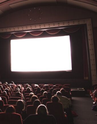 Inside a cinema