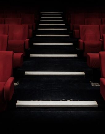 Empty seats in a cinema