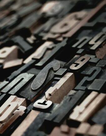 Typesetting in wood