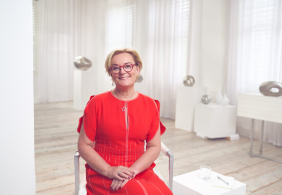 Jo Malone CBE for her BBC Maestro course