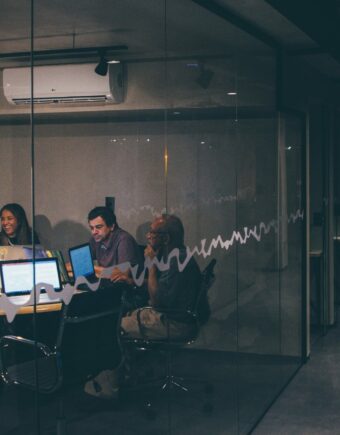 business people in a meeting room
