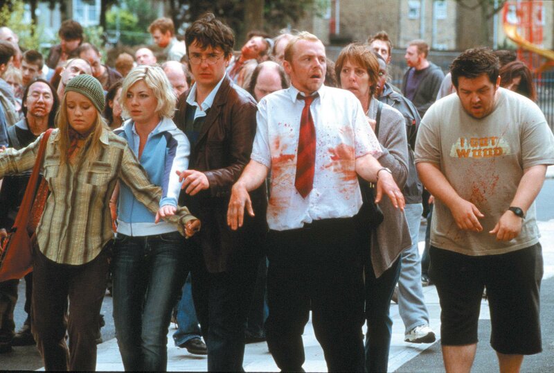 shaun of the dead spoof zombie movie
