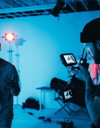 A film set