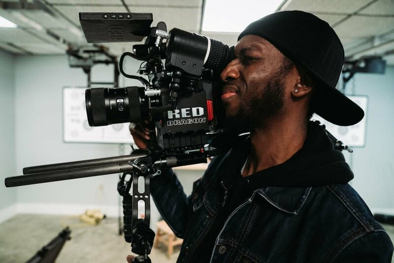 filmmaker with camera