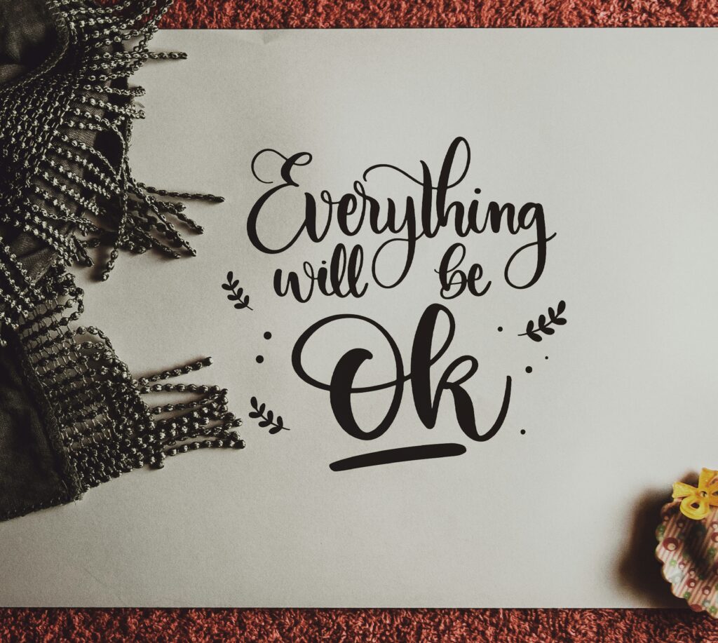 Everything will be ok - text